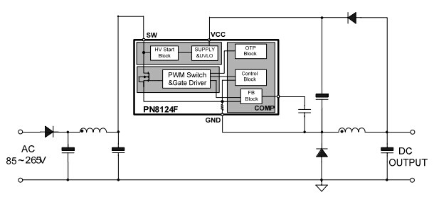 PN8124 应用电路