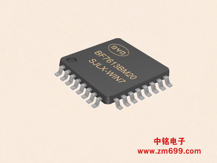 含LED驱动、EEPROM、12bit-ADCOPA的触控MCU--BF7613BMXXP触摸芯片